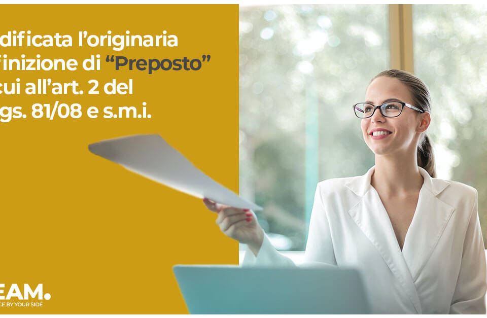 il preposto in azienda